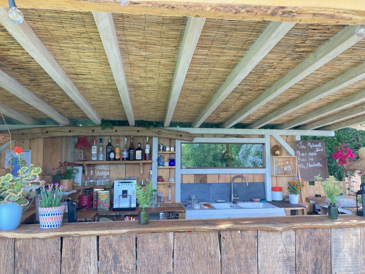 Tente Bivouac Option Bain Chauffee Au Bois Idrac-Respailles Buitenkant foto