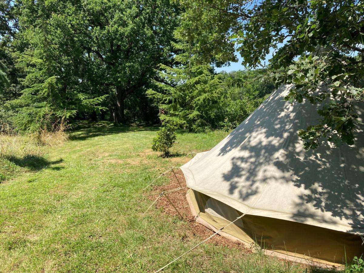 Tente Bivouac Option Bain Chauffee Au Bois Idrac-Respailles Buitenkant foto