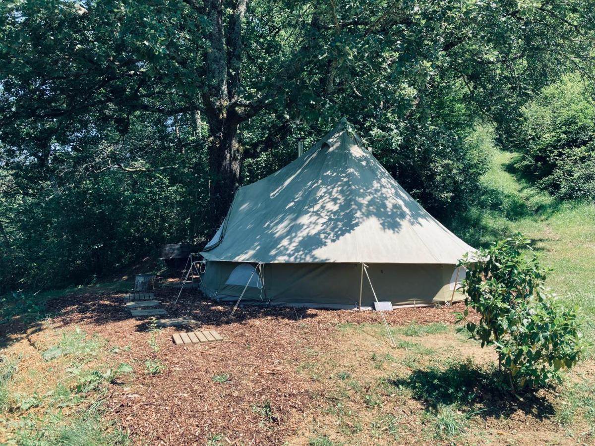 Tente Bivouac Option Bain Chauffee Au Bois Idrac-Respailles Buitenkant foto